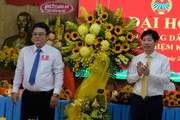 Phó Chủ tịch TƯ Hội NDVN Nguyễn Xuân Định dự Đại hội đại biểu Hội Nông dân xã Tân Lân, tỉnh Long An
