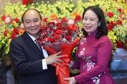 Hình ảnh tại Lễ bàn giao công tác của nguyên Chủ tịch nước Nguyễn Xuân Phúc