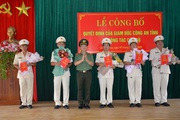 Quảng Nam: Công an thành phố Tam Kỳ có 2 Phó Trưởng Công an mới