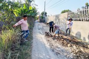 Đường nông thôn mới ở  Long An đang băng băng bỗng khựng lại “thắt cổ chai” bởi một hộ không chịu hiến đất