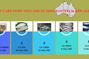 Xuất khẩu thủy sản sang Australia: 4 năm tăng trưởng bứt phá