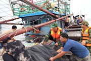 Quảng Bình: Tàu cá chìm trên biển, 6 ngư dân được cứu sống