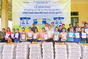 Thanh Hóa: Tập đoàn Mavin phối hợp World Vision Việt Nam hỗ trợ sinh kế, giúp người dân thoát nghèo