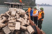 Huyện Vân Đồn của Quảng Ninh dồn lực chuyển đổi phao xốp nuôi trồng thủy sản trước 30/4