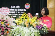 Đại hội Hội Nông dân huyện Ý Yên, bà Nguyễn Thị Thu Trà tái đắc cử chức Chủ tịch 