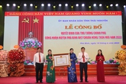 Huyện đầu tiên của tỉnh Thái Nguyên đón Bằng công nhận huyện nông thôn mới