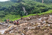 Mưa lũ gây sạt lở, ách tắc nhiều tuyến đường ở Cao Bằng, Hà Giang, thiệt hại hàng chục tỷ đồng
