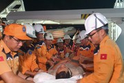 5 ngày cứu được 3 ngư dân Quảng Nam gặp nạn trên vùng biển thuộc khu vực quần đảo Trường Sa