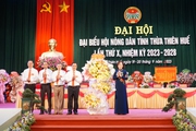 Đại hội Hội Nông dân tỉnh Thừa Thiên- Huế lần thứ X: Hội viên nông dân chung sức đưa tỉnh thành TP trực thuộc T.Ư