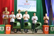 Hội Nông dân Ninh Bình tuyên truyền vận động nông dân xử lý rác thải thân thiện môi trường 