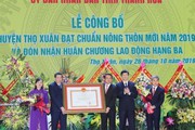 Thanh Hóa: Huyện Thọ Xuân đón Bằng công nhận huyện đạt chuẩn NTM