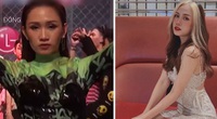 Hot girl áo xanh giơ bảng tên cực quyến rũ trong Rap Việt là ai?