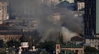 Hình ảnh thủ đô Kiev sau vụ tập kích tên lửa của Nga