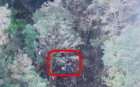 Hình ảnh đầu tiên từ hiện trường máy bay Indonesia rơi