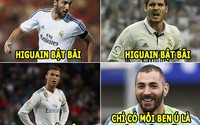 ẢNH CHẾ BÓNG ĐÁ (23.7): Ronaldo thua Benzema, Pele ‘ám quẻ’ Alisson