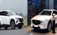 So kè trang bị Hyundai Tucson 2022 và Mazda CX-5 tại Việt Nam