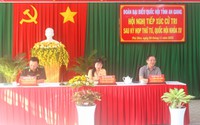 Chủ tịch Ban Chấp hành Trung ương Hội Nông dân Việt Nam Lương Quốc Đoàn tiếp xúc cử tri tại An Giang