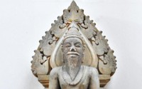 Bảo vật quốc gia ở Quảng Ngãi là một bức tượng cổ Chămpa bụng to, rậm râu, đầu nhọn