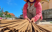 Quảng Bình: Làng hương trầm cổ 300 năm tuổi hối hả vào vụ Tết, cho thu nhập "khủng"
