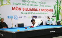 Môn Biliards & Snooker tại Đại hội thể thao TP.HCM: Nhiều nội dung hạn chế cơ thủ đội tuyển tham dự 