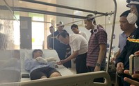 Quận Hoàng Mai: Động viên, thăm hỏi chiến sĩ phòng cháy chữa cháy bị bỏng