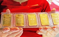 Giá vàng trong nước giảm "sốc" tiếp 400 nghìn đồng/lượng về mức thấp nhất 2 tháng