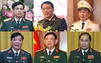 Những sĩ quan cấp cao của Công an, Quân đội được Chủ tịch nước thăng hàm Thượng tướng trong năm qua