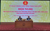 Chủ tịch UBND tỉnh Thái Nguyên đối thoại nông dân, nhiều tâm tư, nguyện vọng được tháo gỡ