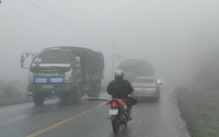 Cục CSGT khuyến cáo tài xế lái xe trong thời tiết sương mù dày đặc
