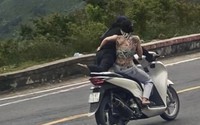 Công an đã tìm ra cặp đôi điều khiển xe SH “diễn xiếc” trên đèo Hải Vân là vợ chồng
