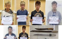 Tạm giữ 6 đối tượng đánh nhau gây náo loạn đường phố