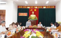 Đoàn công tác Trung ương Hội Nông dân Việt Nam làm việc với Thường trực Tỉnh ủy Kon Tum