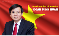 Infographic: Chân dung tân Bí thư Tỉnh ủy Ninh Bình Đoàn Minh Huấn