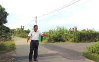 Hiến đất làm đường, một ông nông dân ở TP.Hồ Chí Minh được chính quyền trao thư khen
