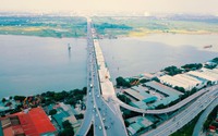 Cầu Vĩnh Tuy 2 trước ngày hợp long, chuẩn bị hoàn thiện tuyến vành đai 2