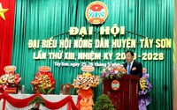 Đại hội Hội Nông dân huyện Tây Sơn, ông Trần Văn Lượng tái đắc cử Chủ tịch