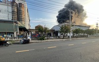 Cháy lớn công ty sản xuất sợi ở Đồng Nai