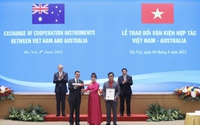 Thủ tướng hai nước Việt Nam, Úc chứng kiến lễ công bố đường bay thẳng thành phố Hồ Chí Minh – Brisbane của Vietjet