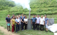 Hội Nông dân tỉnh Thái Nguyên bàn giao 19 lò đốt than sinh học cho hội viên nông dân