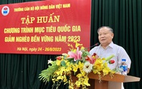 100 cán bộ Hội Nông dân tham gia tập huấn Chương trình mục tiêu quốc gia giảm nghèo bền vững
