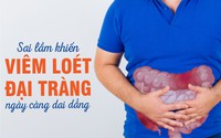Sai lầm khiến viêm loét đại tràng ngày càng dai dẳng