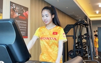 Hot girl Trần Thị Duyên: "Chúng tôi sẽ nỗ lực hết sức trước ĐT nữ Nhật Bản"