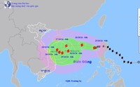 Cập nhật tin bão số 6 mới nhất: Bão số 6 đang tăng cấp, đường đi rất khó đoán, bao giờ đổ bộ đất liền?