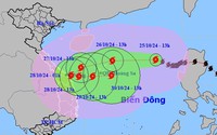 Bão số 6 có thể không đổ bộ vào đất liền nhưng gây thời tiết rất xấu, những nơi nào sẽ hứng mưa lớn?