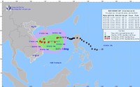 Cập nhật tin bão số 6 mới nhất: Còn cách Đà Nẵng 510km, vẫn đạt cấp 11, giật cấp 14