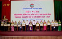 Bắc Kạn tôn vinh 60 nông dân sản xuất kinh doanh giỏi giai đoạn 2021-2024 