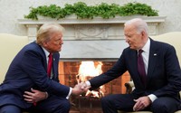 Ông Biden đón Tổng thống đắc cử Donald Trump tại Nhà Trắng