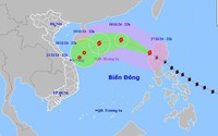 Tin bão mới nhất: Bão MANYI đã đi vào biển Đông, thành bão số 9, đang mạnh cấp 11-12, giật cấp 15