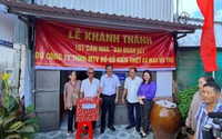 Người bán vé số dạo yên vui, hạnh phúc trong những căn nhà do Công ty XSKT Cà Mau hỗ trợ