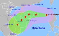 Tin bão mới nhất: Cập nhật về hướng di chuyển của bão số 7 Yinxing, mạnh cấp 14, giật cấp 17, biển động dữ dội